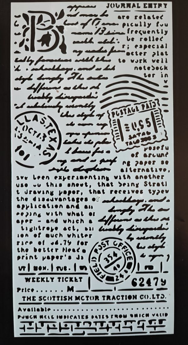 CARTA 11 x 25 cm.